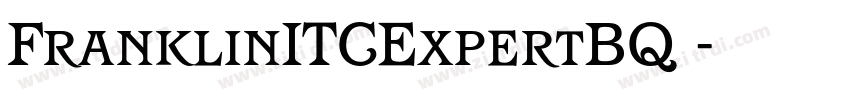 FranklinITCExpertBQ 字体转换